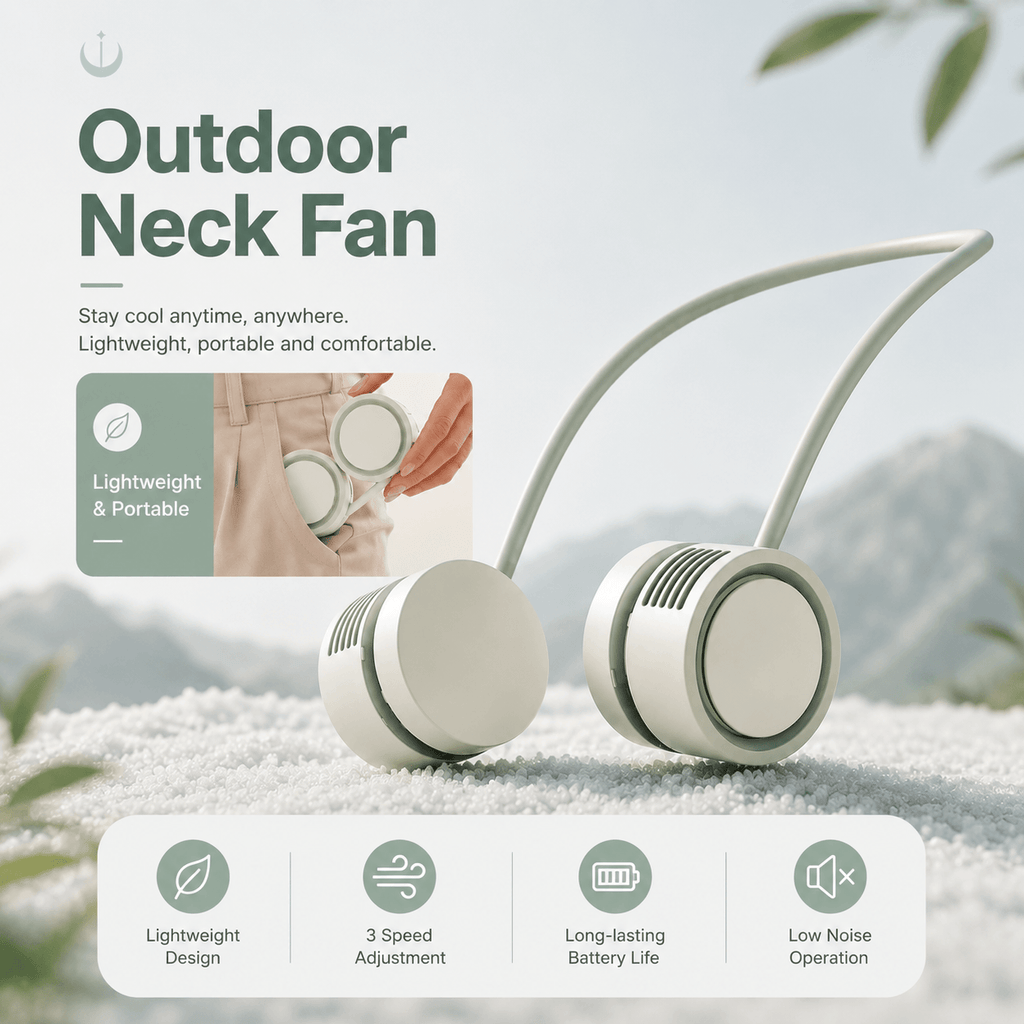 Hands-Free Neck Fan