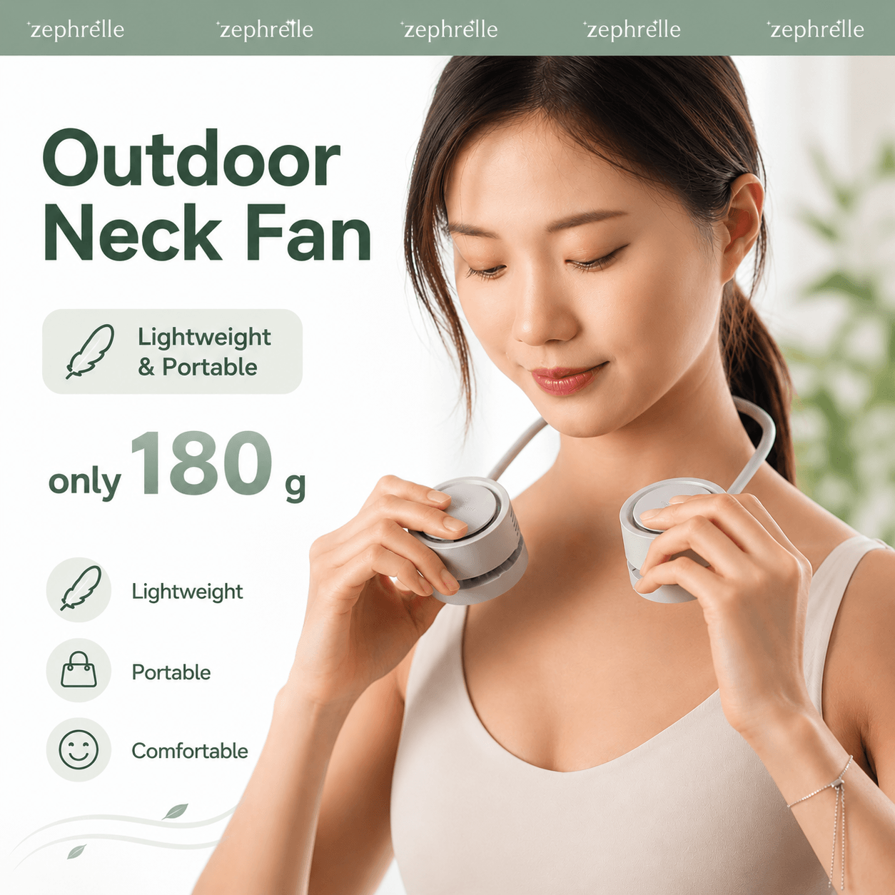 Hands-Free Neck Fan