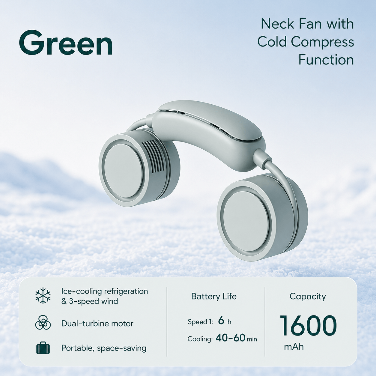 Hands-Free Neck Fan