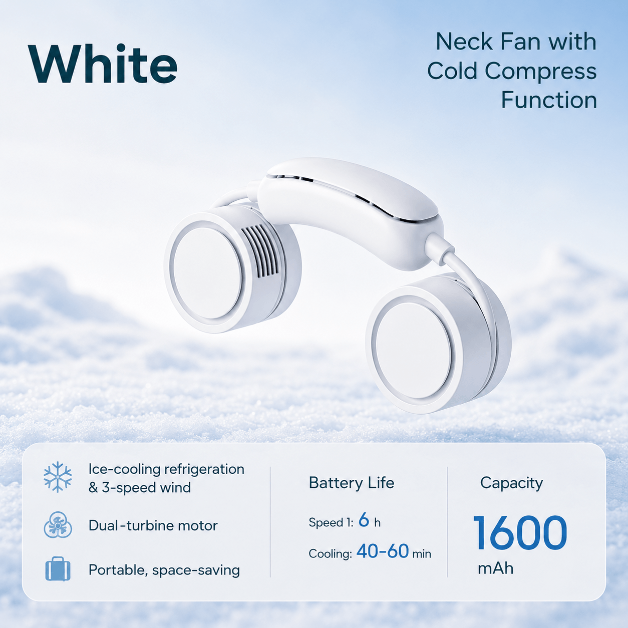Hands-Free Neck Fan