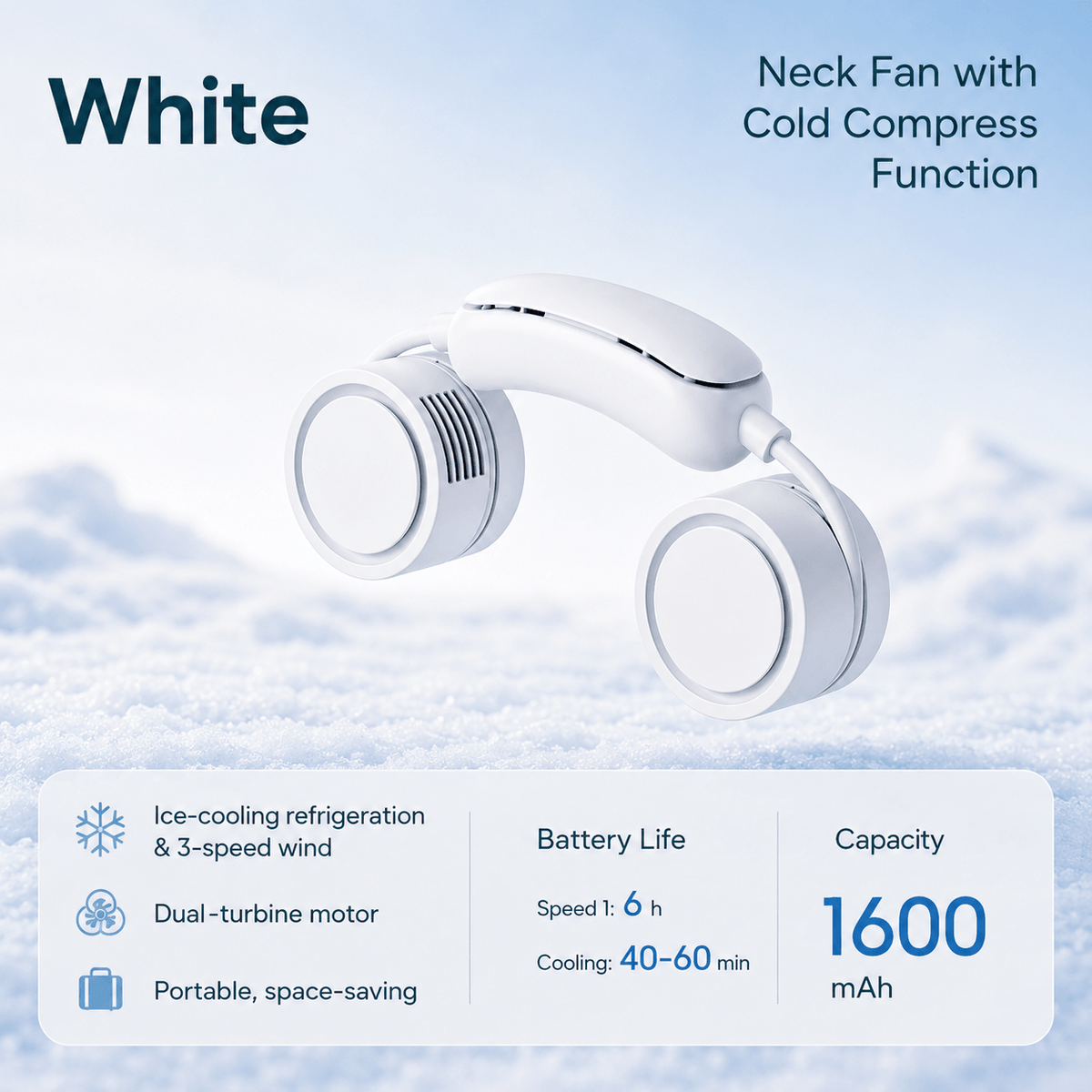 Hands-Free Neck Fan