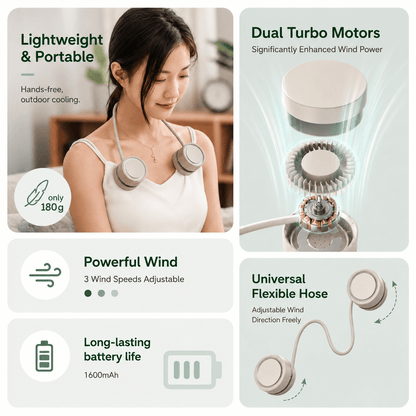 Hands-Free Neck Fan