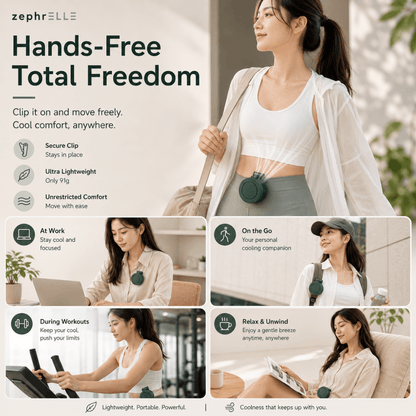 Hands Free Clip Fan