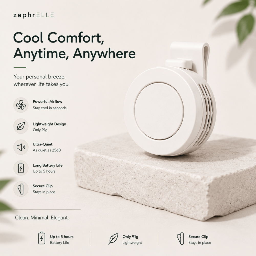 Hands Free Clip Fan