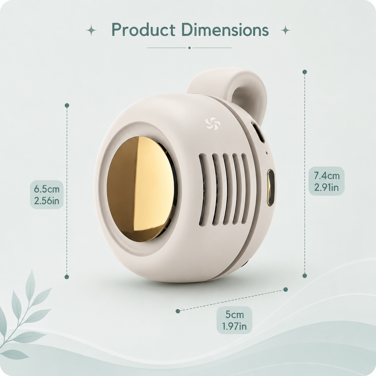 Portable Mini Fan Hands Free